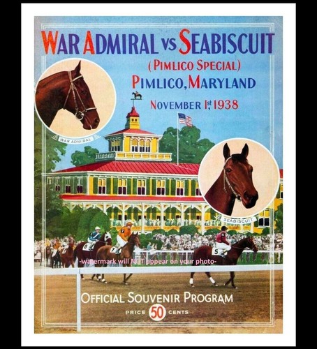 8x10 1938 seabiscuit war - seabiscuit,